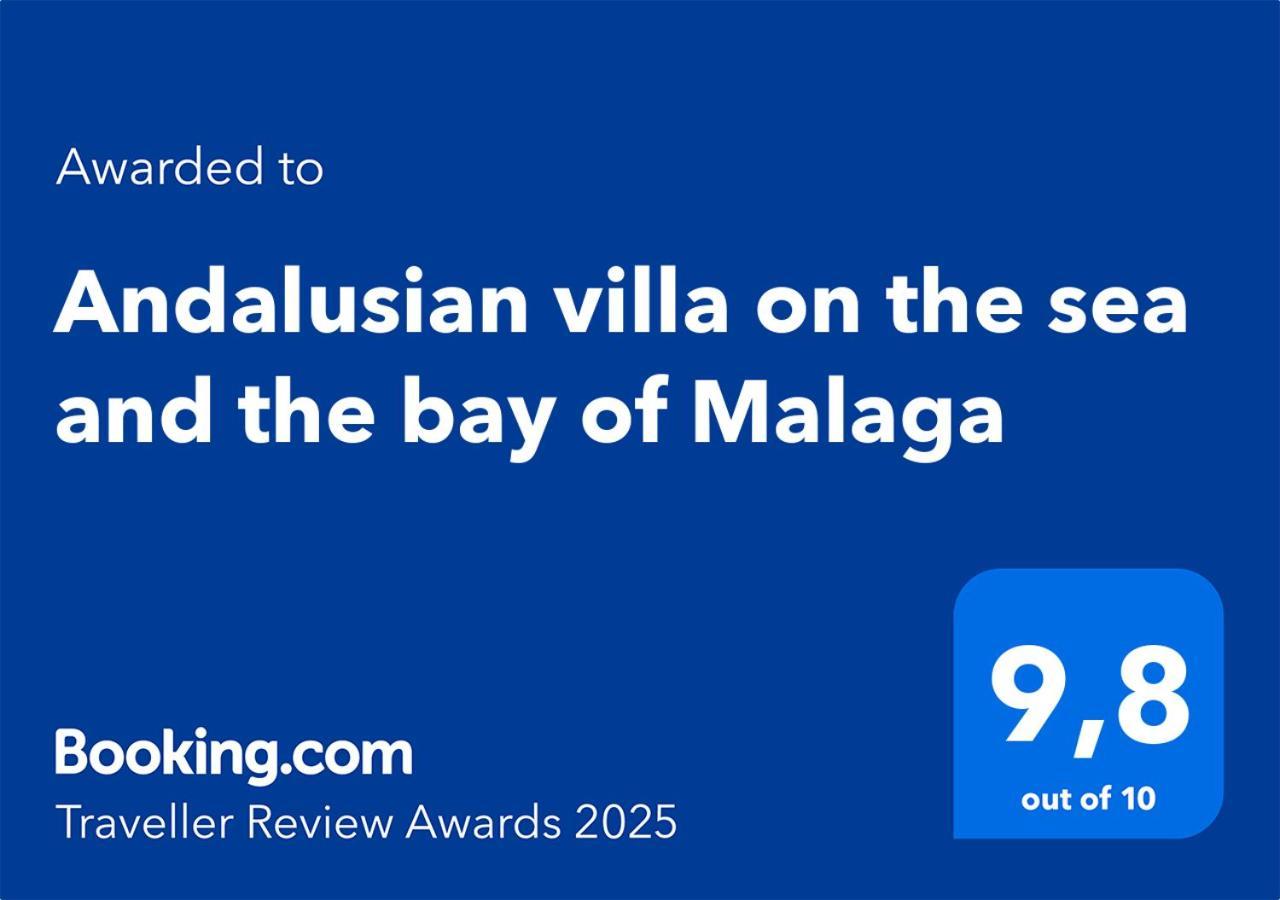 Andalusian Villa On The Sea And The Bay Of Малага Экстерьер фото